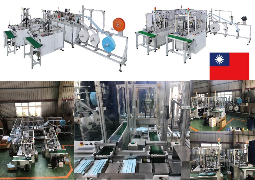 Ligne de production de machines de masque de Taiwan